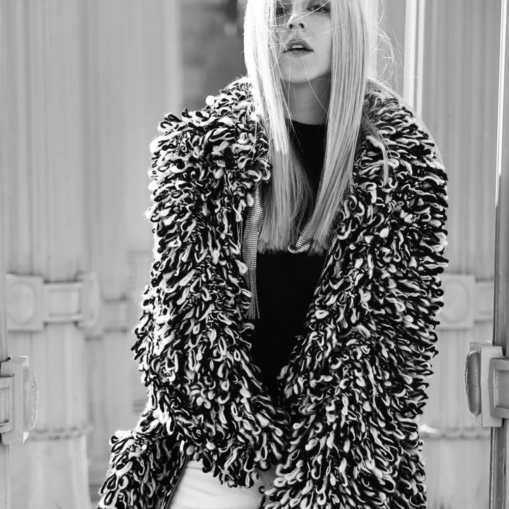 Isabel Marant pour H&M Black & White Textured Cardigan